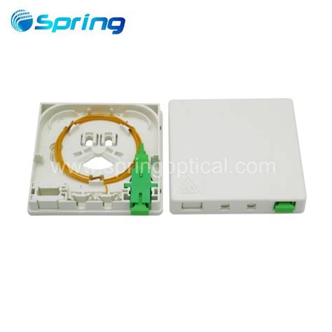 China Core Ftth Wall Mount Socket Panles Face Plate With Sc Apc