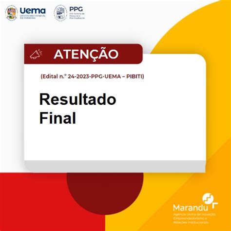 Marandu Resultado Final Do Programa PIBITI 2023 2024