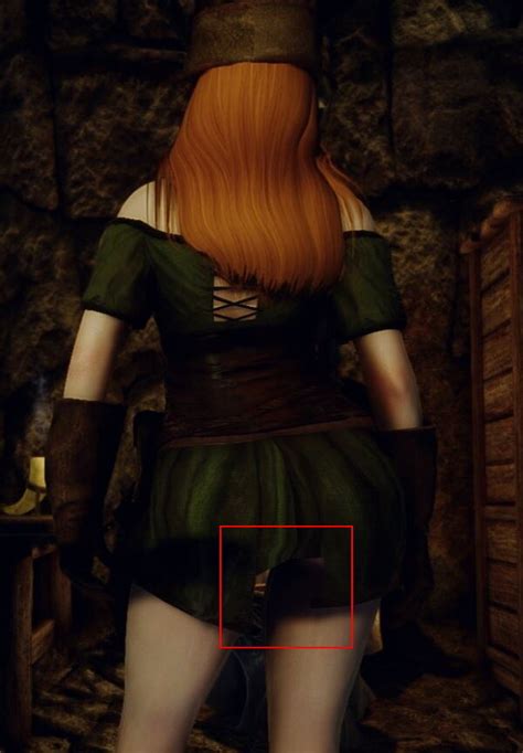 Skyrim Clothing Ingame Mesh Problem Technical Support Skyrim