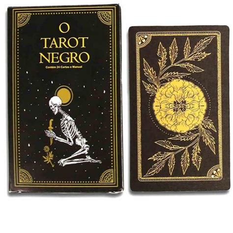 Tarot Marselha Negro 22 Cartas E Manual Arcanos Maiores Boutique