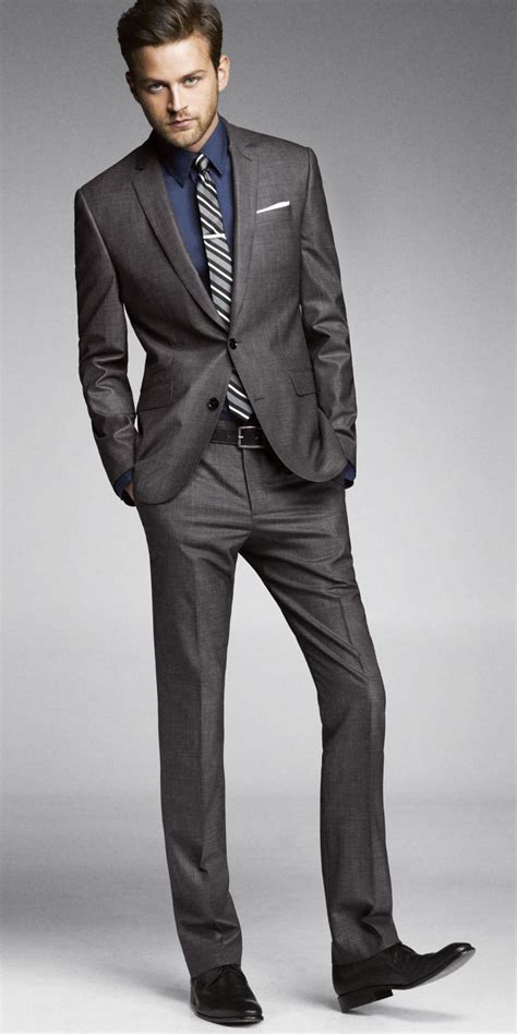 Dark Grey Suit Color Combinations