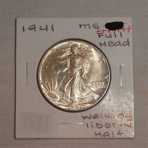 Lot Walking Liberty Silver Half Dollar Norcal Online Estate