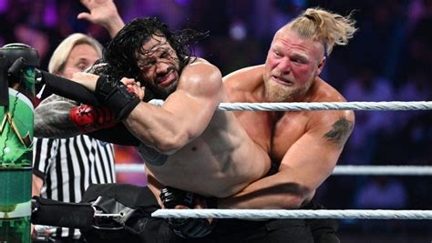 Brock Lesnar and Roman Reigns to seemingly face each other again after ...