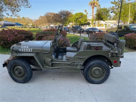 1944 Willys Jeep Mb Fully Restored California Rust Free Car Runs Well Show Car For Sale