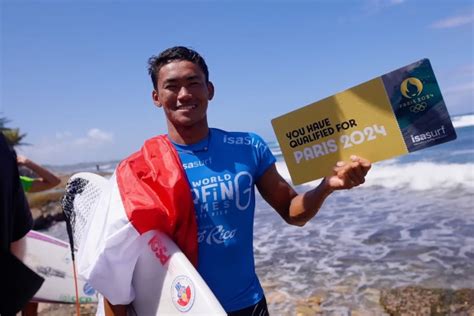 Rio Waida Siap Taklukan Ombak Teahupoo Di Olimpiade Paris 2024