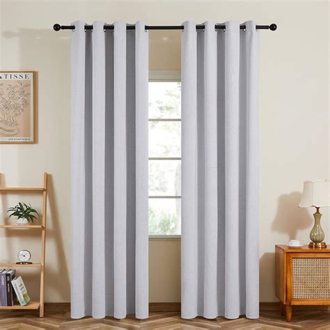 Amazon Topfinel 96 Inches Heavy Curtains Privacy For Bedroom Faux