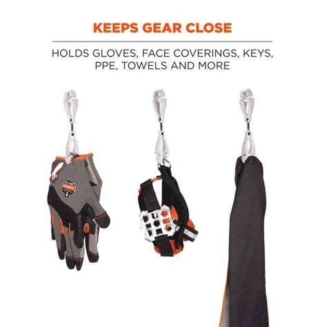 Swiveling Glove Clip Holder With Dual Clips Ergodyne