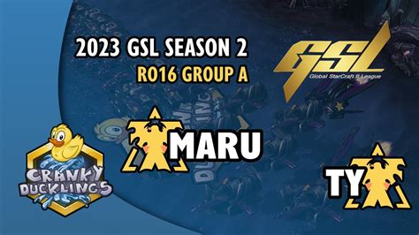 Maru Vs TY TvT 2023 GSL Season 2 Code S Round Of 16 Group A