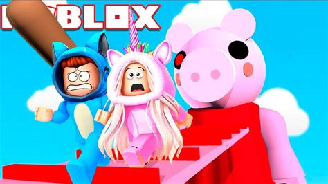 Bebe Milo Y Clari Escapan De Piggy Parkour Piggy Roblox Youtube