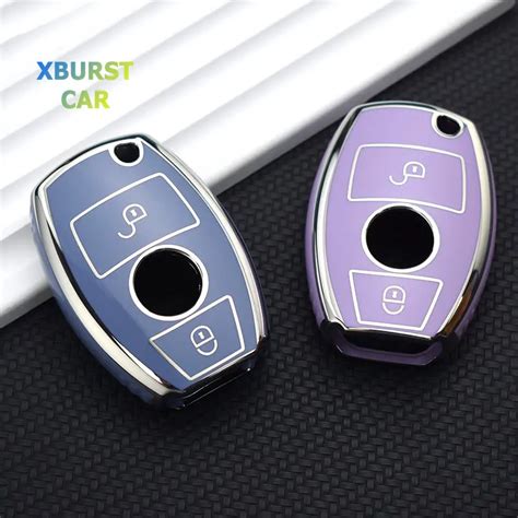 2 3 Buttons Soft TPU Car Remote Key Case Cover For Mercedes Benz A B G