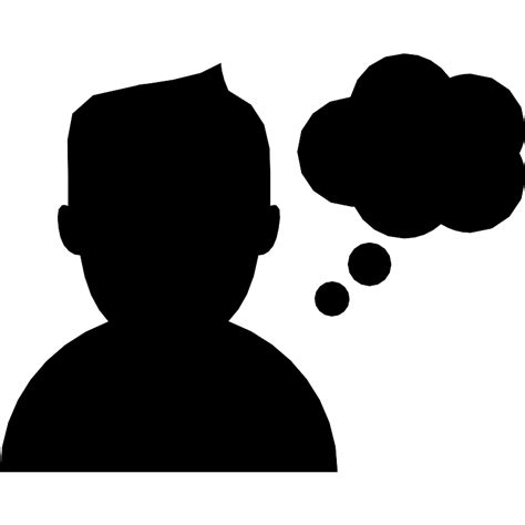 Man Thinking Vector Svg Icon Svg Repo