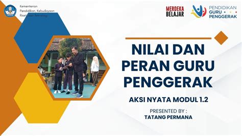 Aksi Nyata Modul 1 2 Nilai Dan Peran Guru Penggerak Gurupenggerak