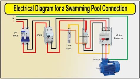 How To Make An Electrical Diagram For A Swimming Pool Motor Connection