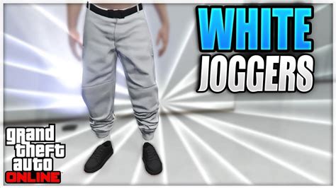 GTA 5 ONLINE HOW TO GET WHITE JOGGERS AFTER PATCH 1 62 GTA 5 White