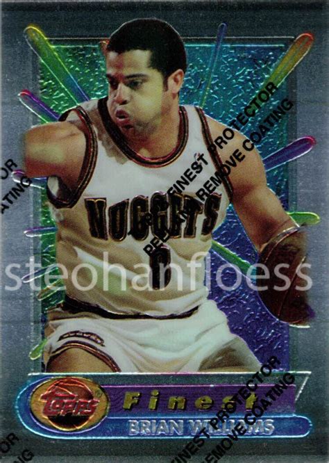 1994 95 Topps Finest Basketball Card W Protective Film You Pick Finish