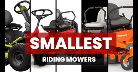 Top 6 Smallest Riding Mowers Of 2024 On The Market Lawnal