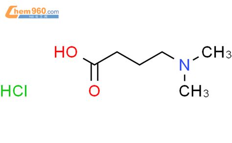 69954 66 1 4 二甲基氨基丁酸 盐酸盐化学式结构式分子式msds 960化工网