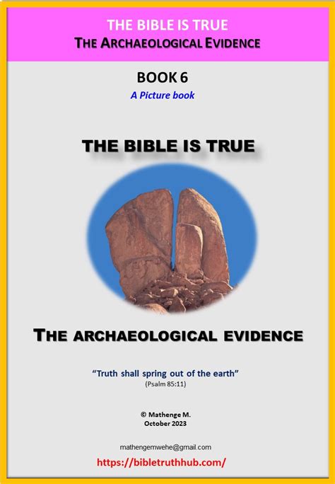 Bible is true. the ARCHAEOLOGICAL evidence – The Bible Truth