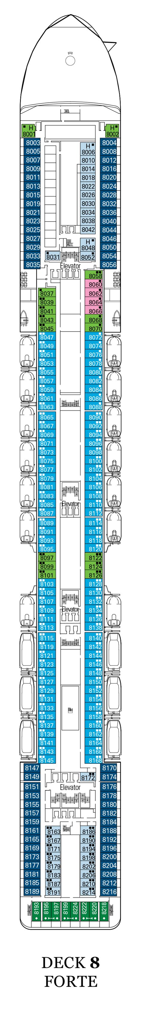 Msc World Europa Deck Plan - template