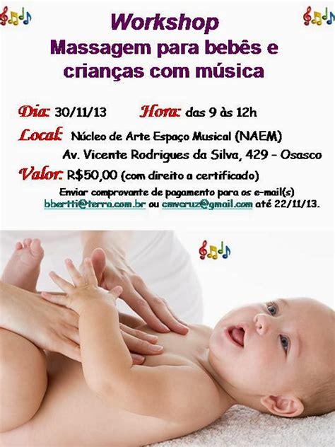 Massagem Para Bebês E Crianças Workshop Massagem Para BebÊs E CrianÇas