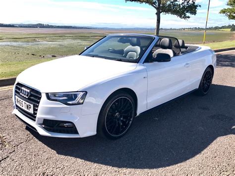 2015 White Audi A5 1.8 Petrol Convertible S Line Special Edition Manual ...