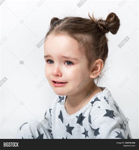 Crying Little Girl. Image & Photo (Free Trial) | Bigstock