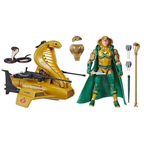 Serpentor And Air Chariot Classified Cobra Figures G I Joe Toy