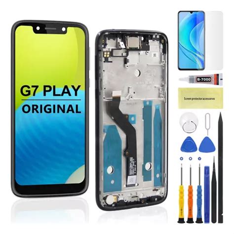 Pantalla Con Marco Para Moto G7 Play Xt1952 4 5 Original Meses Sin