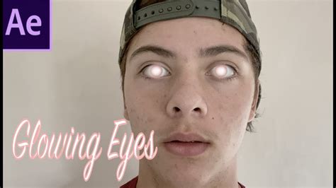 How To Make A Glowing Eyes Effect In After Effects After Effects Tutorial Youtube