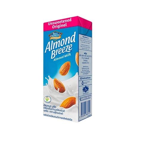 Jual Almond Breeze Almond Milk Unsweetened Original 180ml Shopee Indonesia