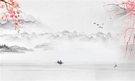 китайский стиль античный античный фон, традиционная китайская живопись ...