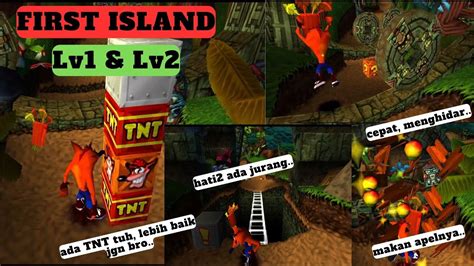 CRASH BANDICOOT PlayStation 1 FIRST ISLAND Lv1 N Sanity Beach And