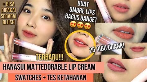 Rekomendasi Lipstick Dibawah Ribu Pigmented Hanasui Mattedorable