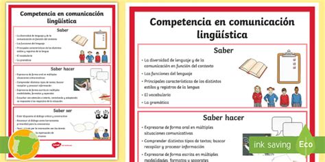 P Ster Las Competencias Clave Comunicaci N Ling Stica