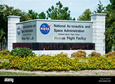 NASA Goddard Space Flight Center's Wallops Flight Facility Stock Photo ...