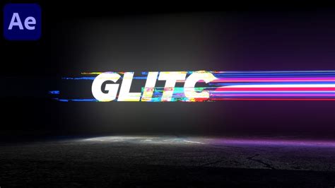 Best Glitch Text Animation In After Effects No Plugins Required