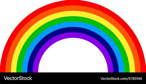 Rainbow Royalty Free Vector Image Vectorstock