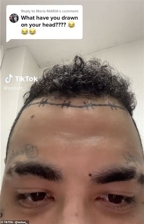 TikTok Sensation Regrets Barbed Wire Tattoo Which Looks Like A Hair