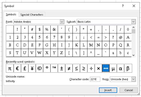 Simbol Kali Di Excel