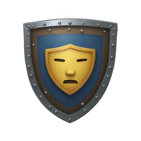 Blue Moderator Shield Ai Emoji Generator