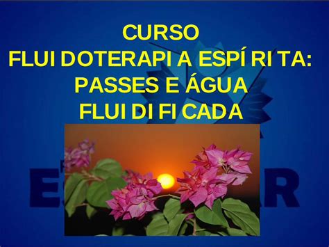 PDF CURSO FLUIDOTERAPIA ESPÍRITA PASSES E Bênção de CURSO