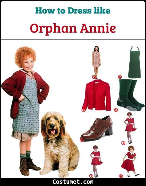 Orphan Annie Costume for Halloween