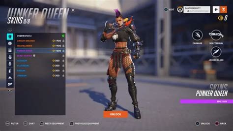 Every Junker Queen Skin In Overwatch 2 And How To Get Them Gamepur