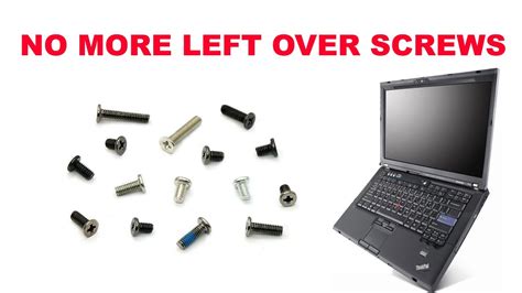 Disassemble Laptops GPU Without Having Left Over Screws Or Losing Or