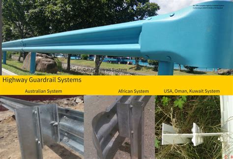 Armco Flex Beam Galvanized Steel Highway Guardrail Crash Barrier System