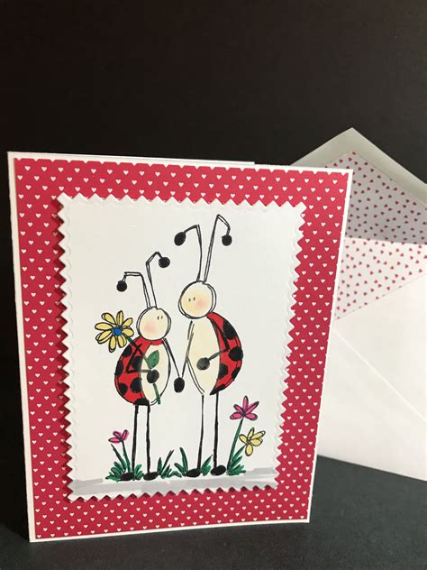 Pin By Sharon Weatherford On Ladybug Creations Cards Ladybug Creation