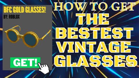 How To Get The Bestest Vintage Glasses In Roblox Free Item The Fashion Awards 2021 Very