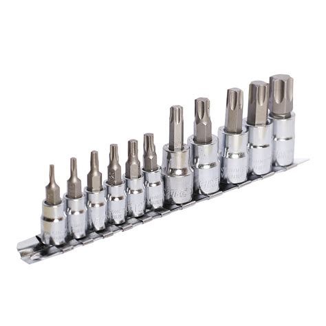 Fixtec Pcs Drive Bits Socket Set Ratchet Wrench Screwdriver