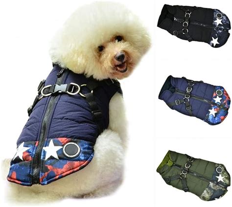 Handfly Chaqueta Impermeable para Perros con Chaleco arnés Abrigo de