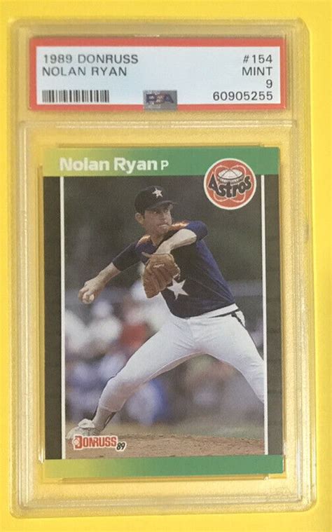 Donruss Baseball Nolan Ryan Houston Astros Hof Psa Mint Ebay